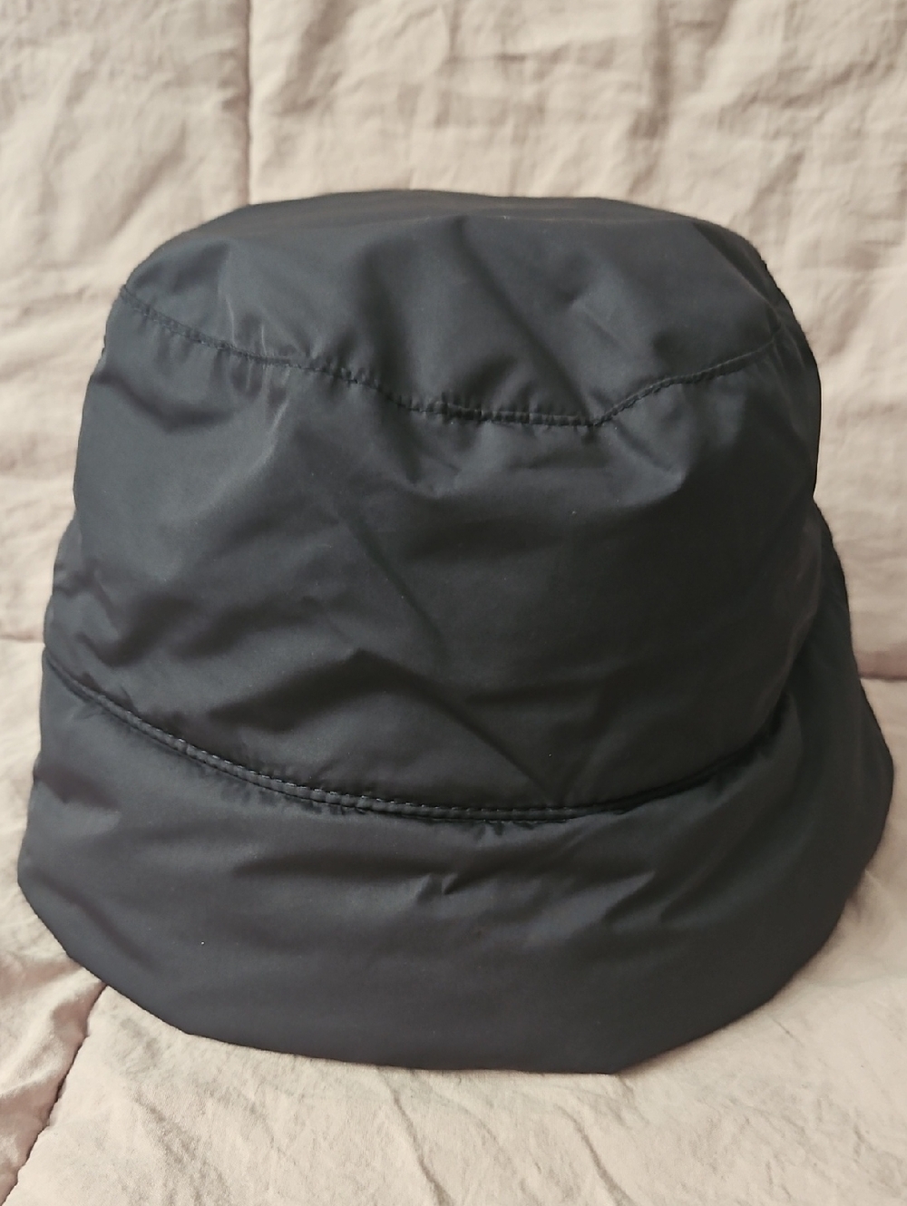 COS Black Quilted Bucket Hat